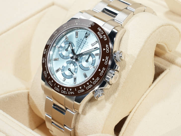 ロレックス デイトナ Ref.116506A プラチナ アイスブルー文字盤 中古 ie6ute26