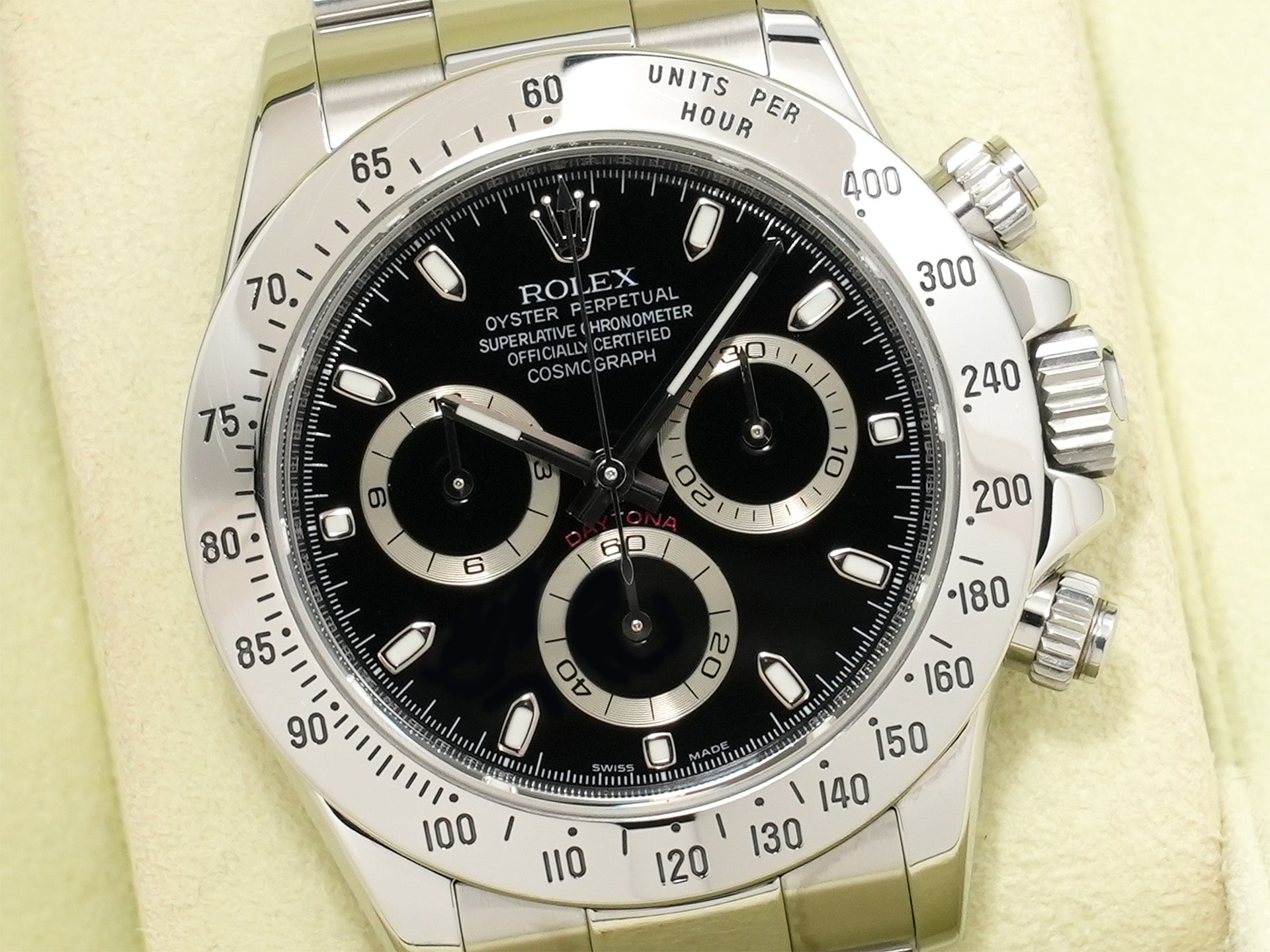 ロレックス デイトナ Ref.116520 ステンレススチール ブラック文字盤 中古 f6kw4qsd