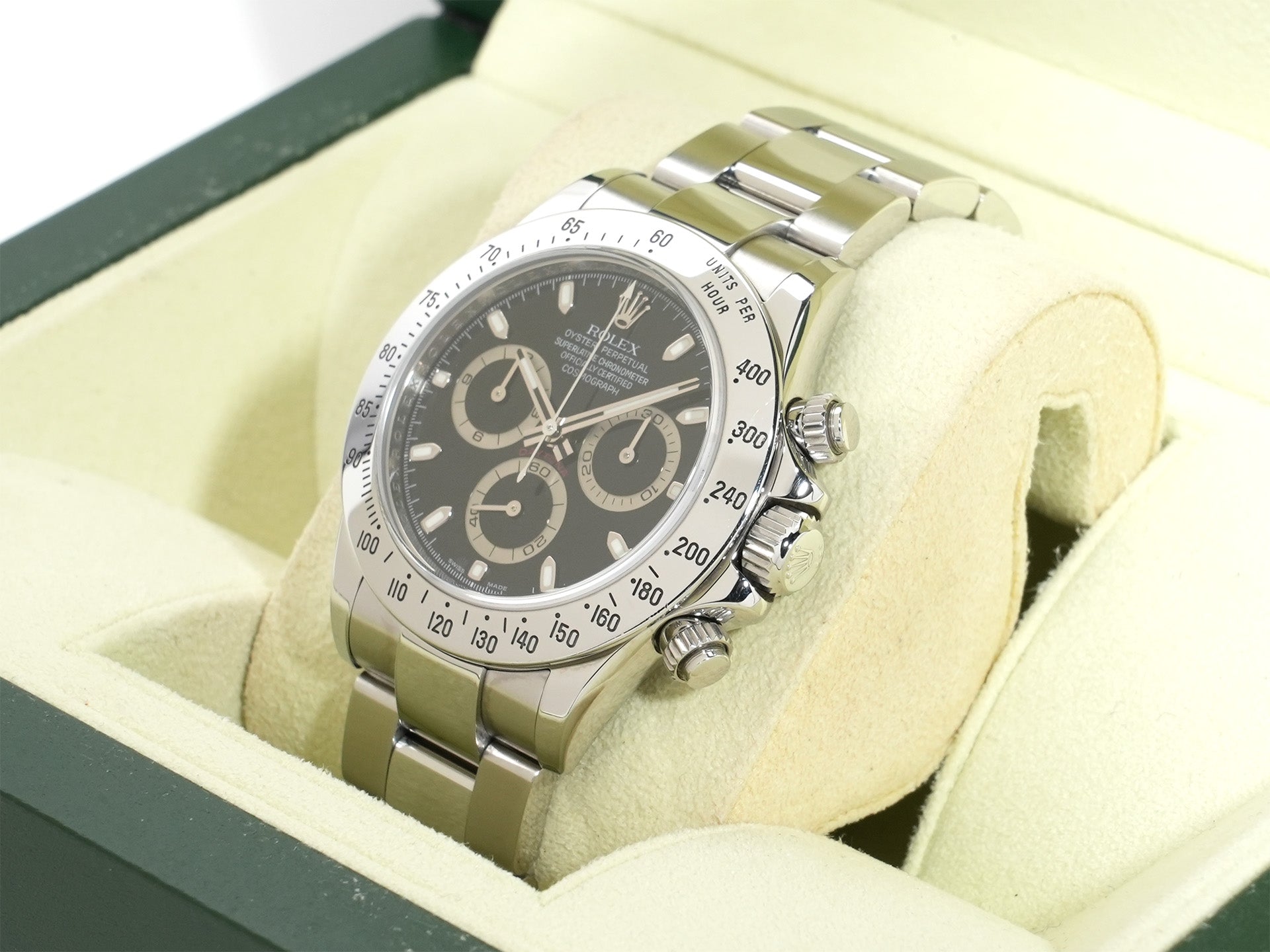 ロレックス デイトナ Ref.116520 ステンレススチール ブラック文字盤 中古 f6kw4qsd