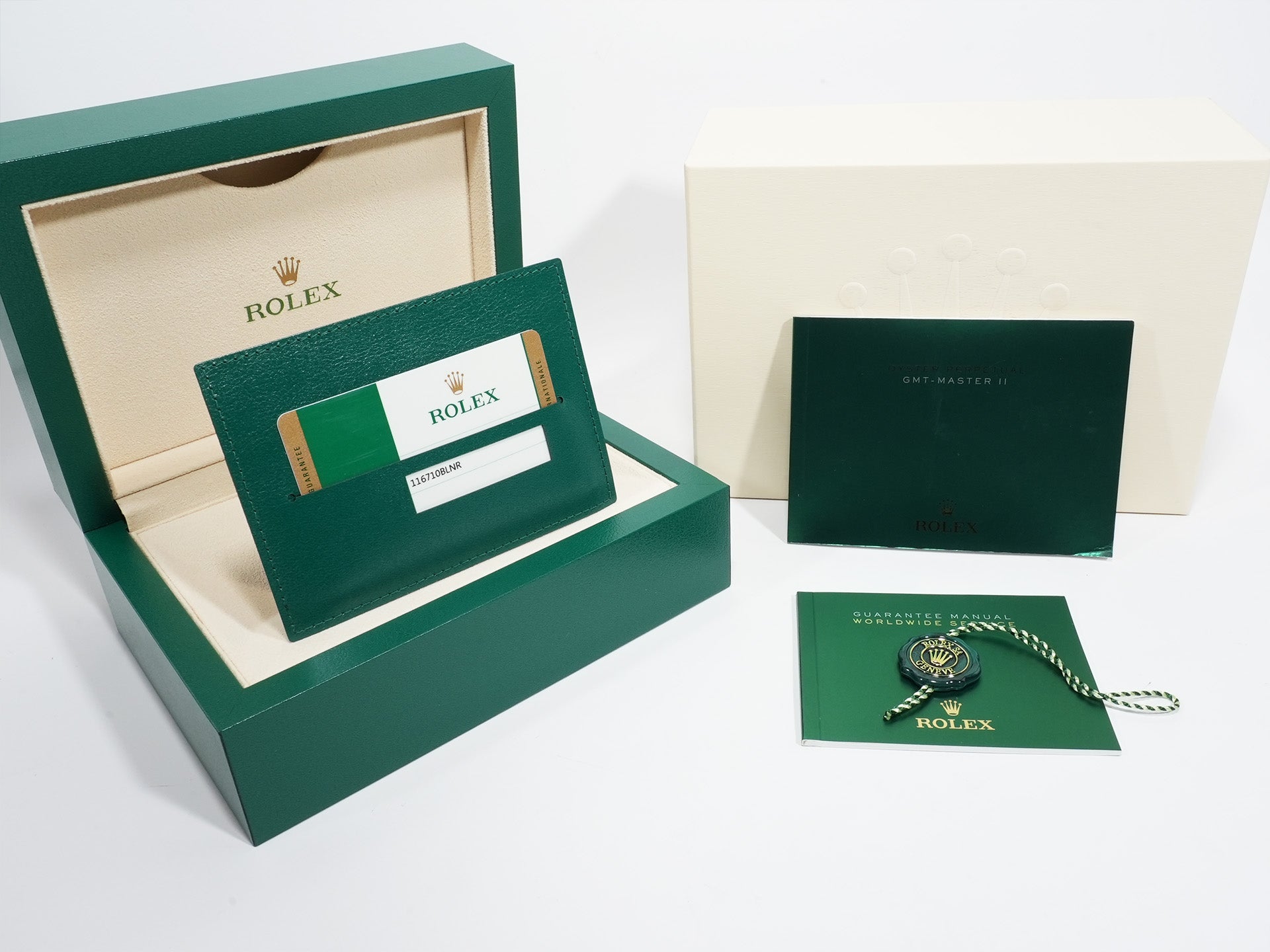 ロレックス GMTマスターII Ref.116710BLNR ステンレススチール ブラック文字盤 オイスターブレスレット 未使用 axwadcr7