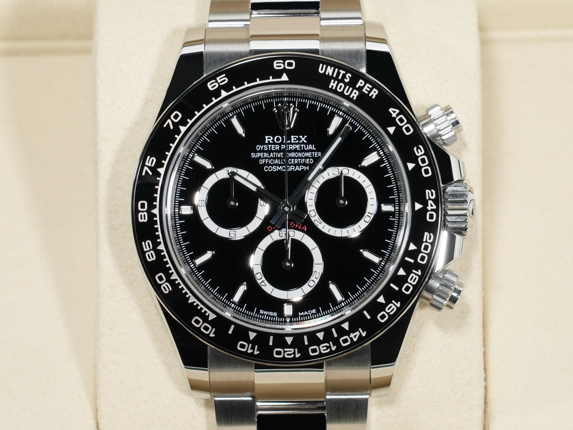 Rolex Daytona Ref. 126500LN Stainless Steel Black Dial Unused z3yu9org