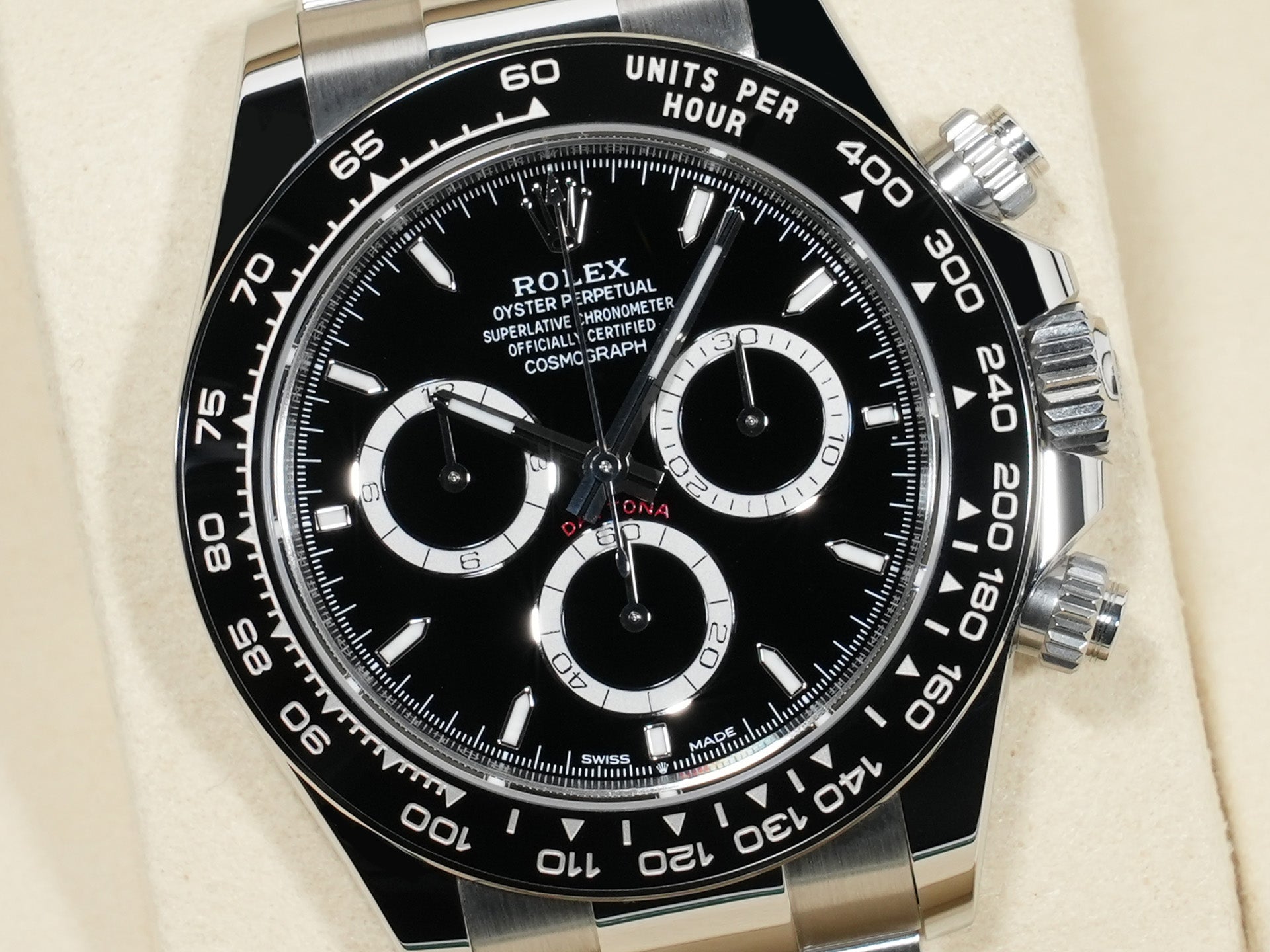 Rolex Daytona Ref. 126500LN Stainless Steel Black Dial Unused z3yu9org