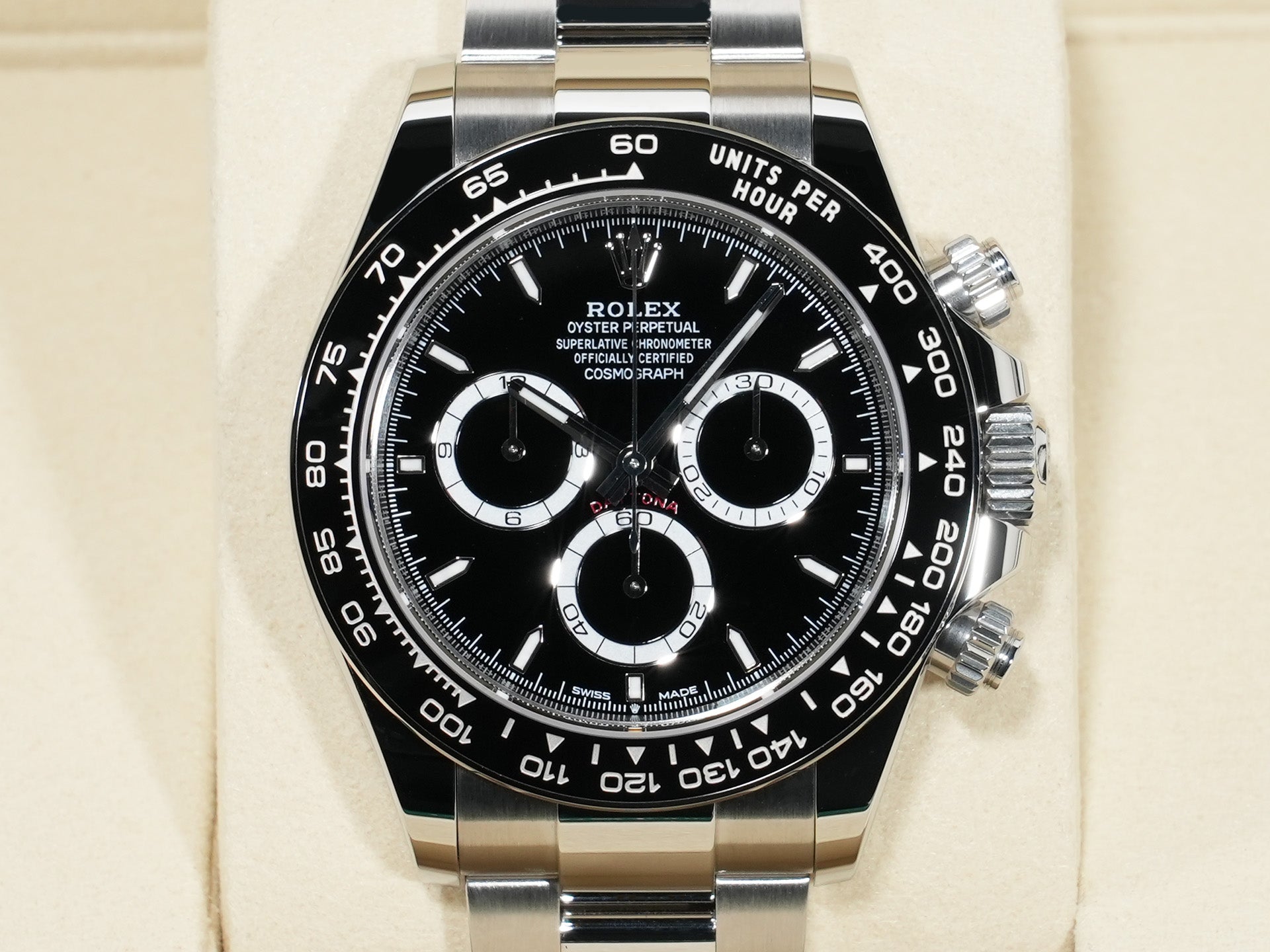 ロレックス デイトナ Ref.126500LN ステンレススチール ブラック文字盤 未使用 bjhkqme7