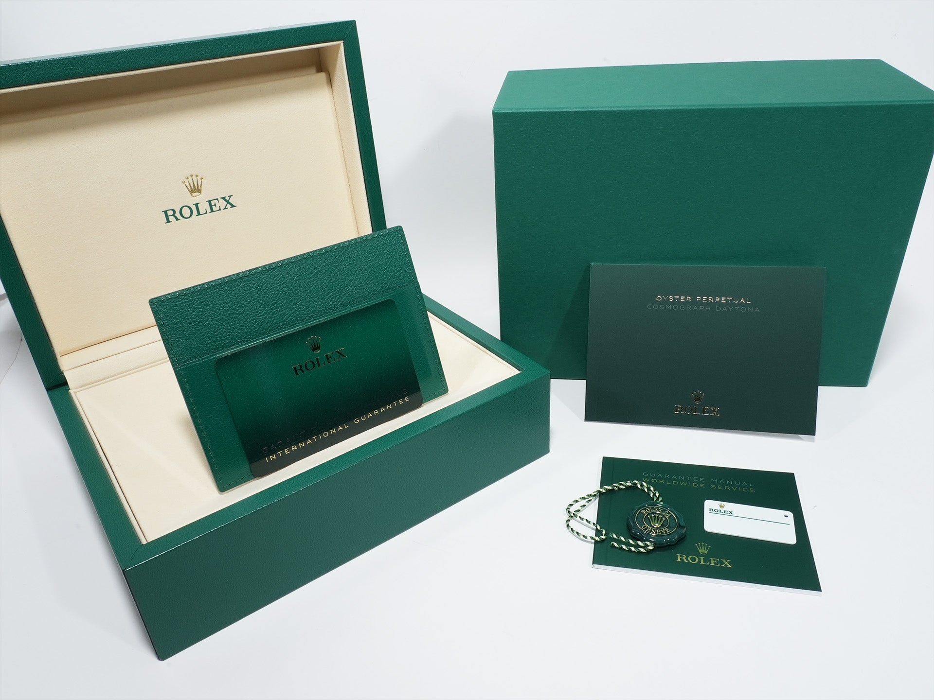 Rolex Daytona Ref. 126518LN Yellow Gold Turquoise Blue Dial Unused gihktodo