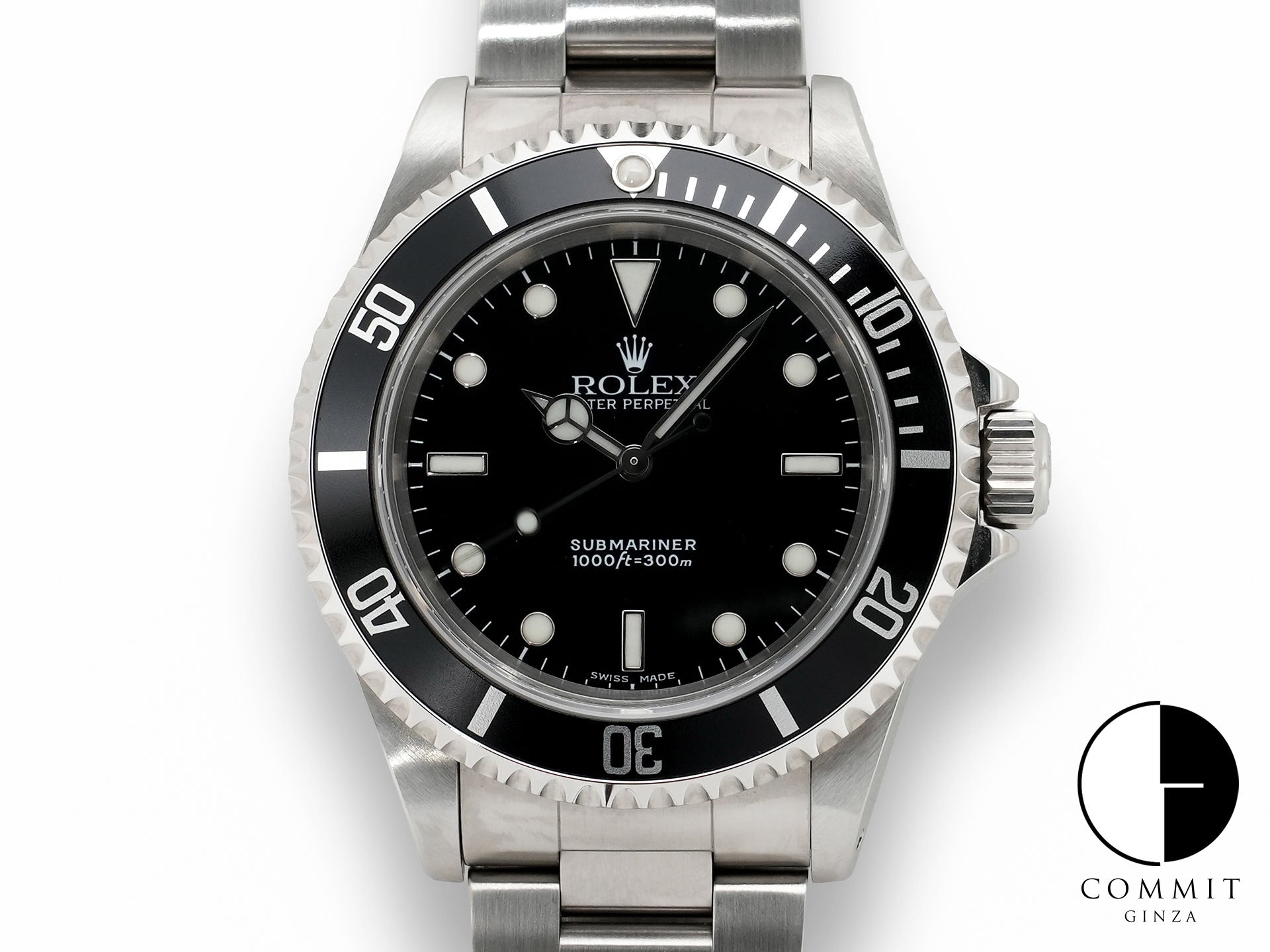 Rolex Submariner No Date Ref. 14060M Stainless Steel Black Dial Excellent Condition sjao7m6b