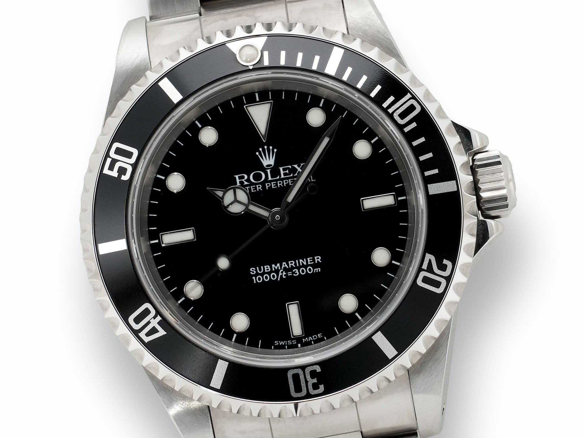 ロレックス サブマリーナー ノンデイト Ref.14060M ステンレススチール ブラック文字盤 美中古 sjao7m6b