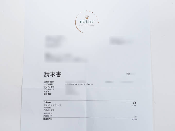 Pre-owned Rolex Sky-Dweller Ref. 326934 in stainless steel/white gold with a blue dial and Jubilee bracelet.