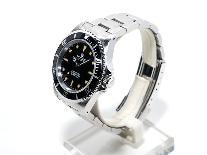 Pre-owned Rolex Submariner No Date Tiffany Ref. 14060 Stainless Steel Black Dial 6ktr356q