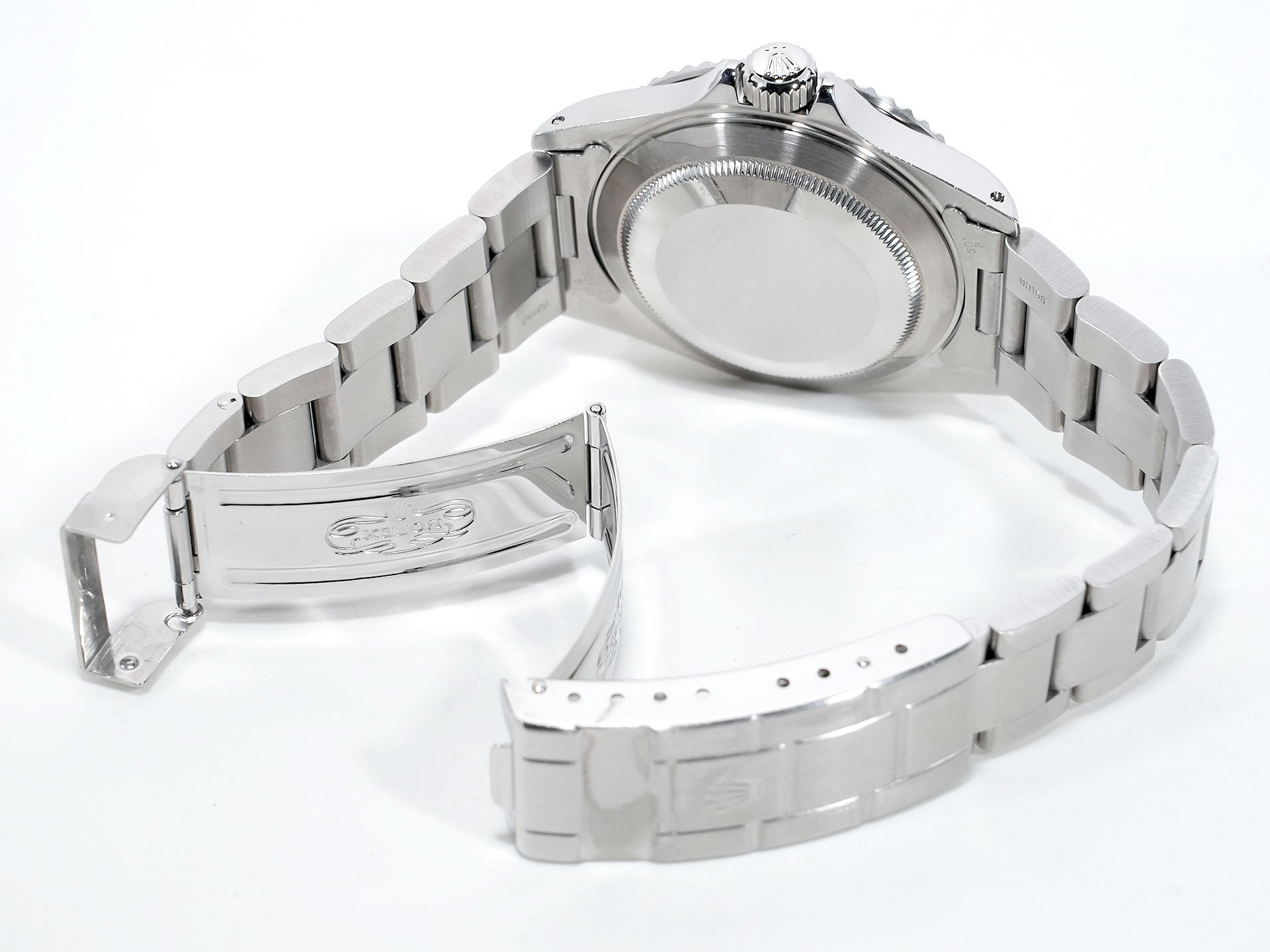 Pre-owned Rolex Submariner No Date Tiffany Ref. 14060 Stainless Steel Black Dial 6ktr356q