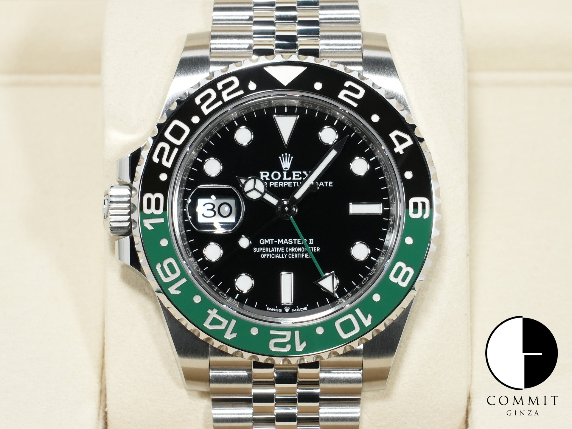 Rolex GMT-Master II Ref. 126720VTNR Stainless Steel Black Dial Jubilee Bracelet Unused 67ttws24
