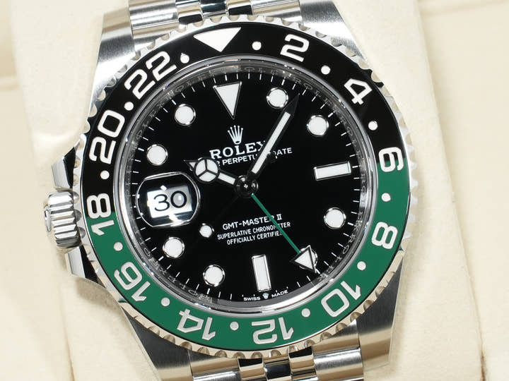 Rolex GMT-Master II Ref. 126720VTNR Stainless Steel Black Dial Jubilee Bracelet Unused 67ttws24