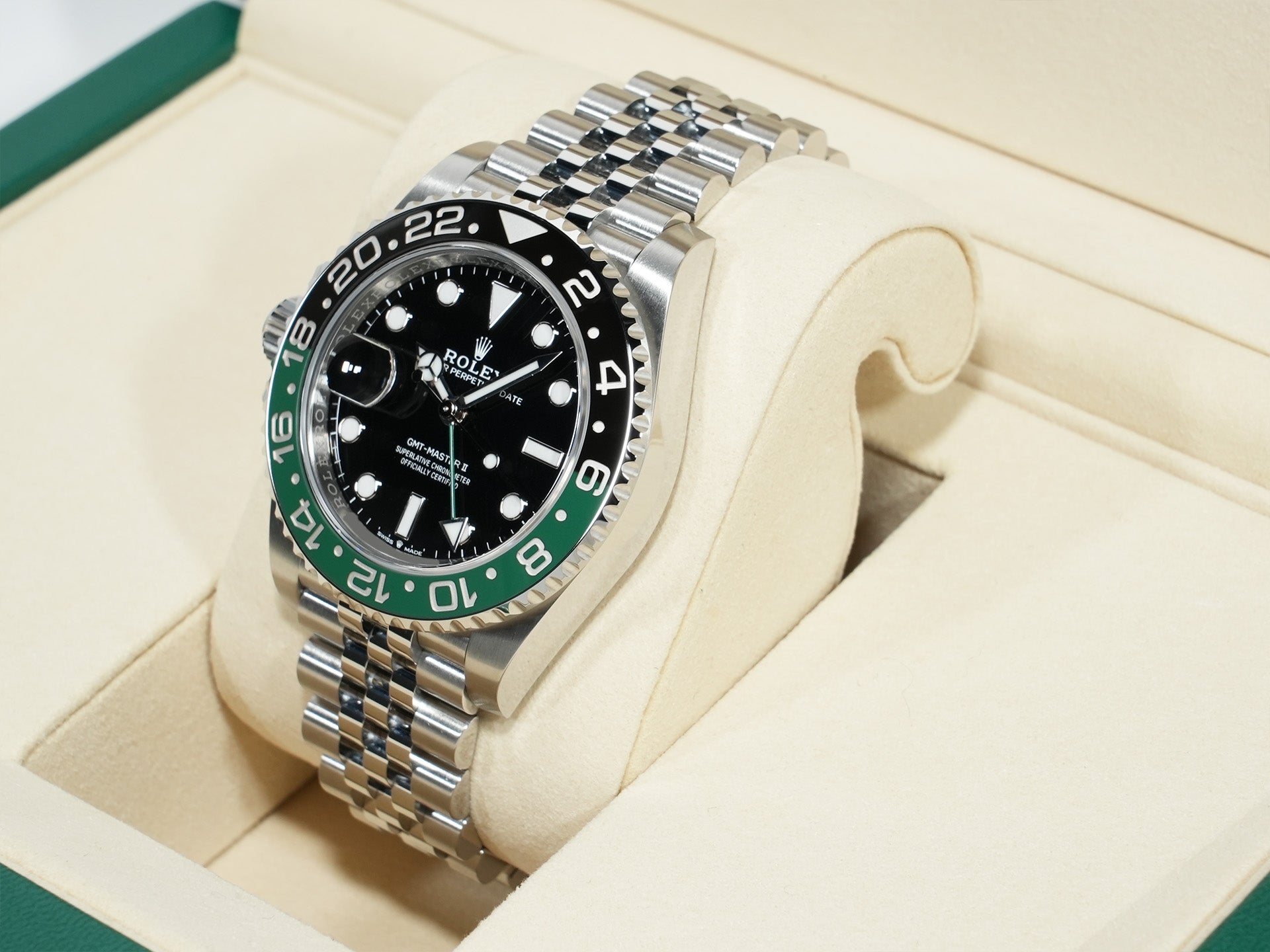 Rolex GMT-Master II Ref. 126720VTNR Stainless Steel Black Dial Jubilee Bracelet Unused 67ttws24