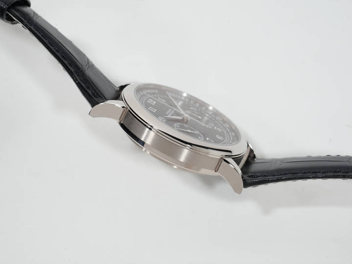 A. Lange &amp; Söhne 1815 Chronograph Ref. 414.028 White Gold Black Dial Excellent Condition rwf2q93a