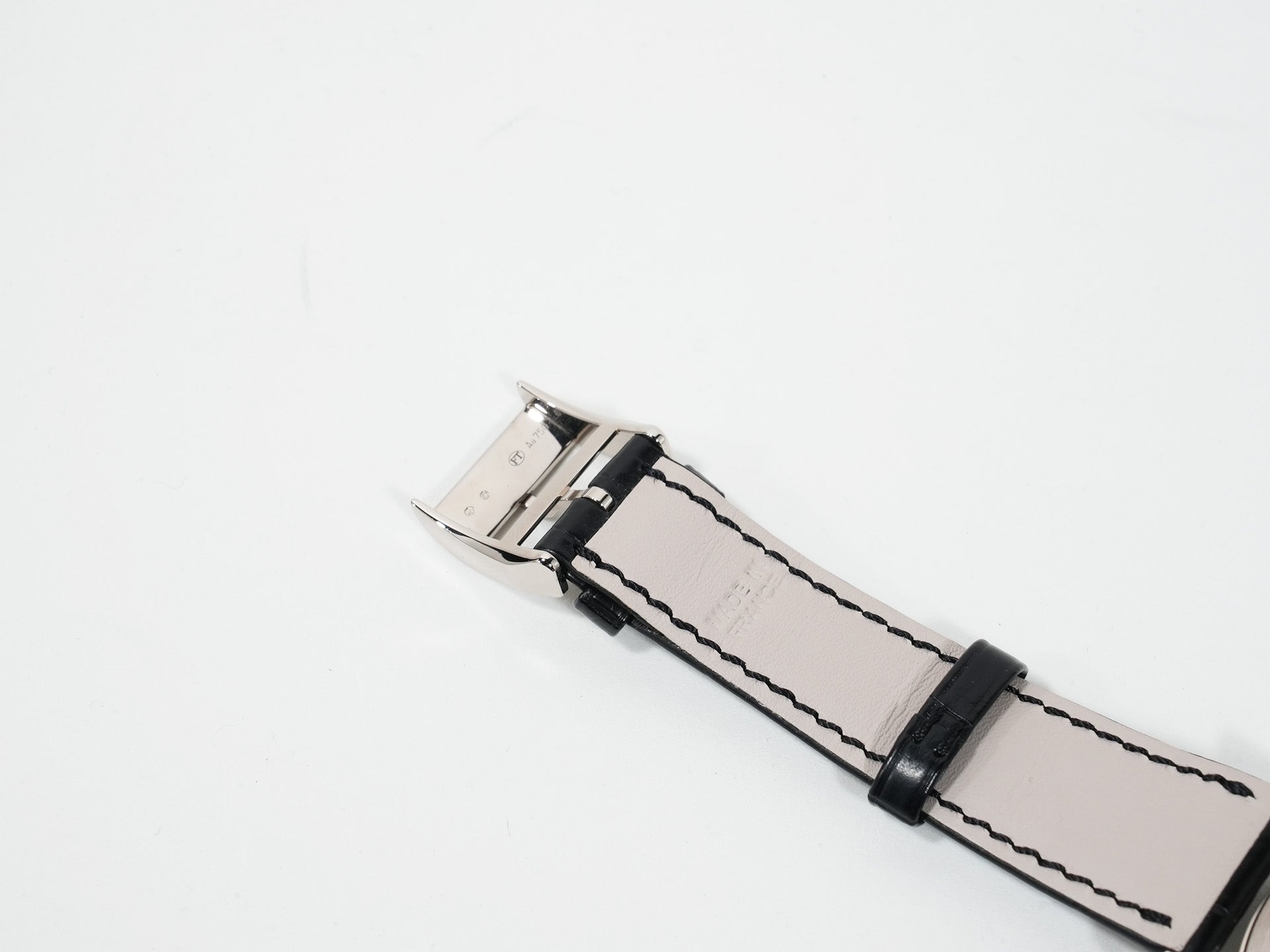 A. Lange &amp; Söhne 1815 Chronograph Ref. 414.028 White Gold Black Dial Excellent Condition rwf2q93a