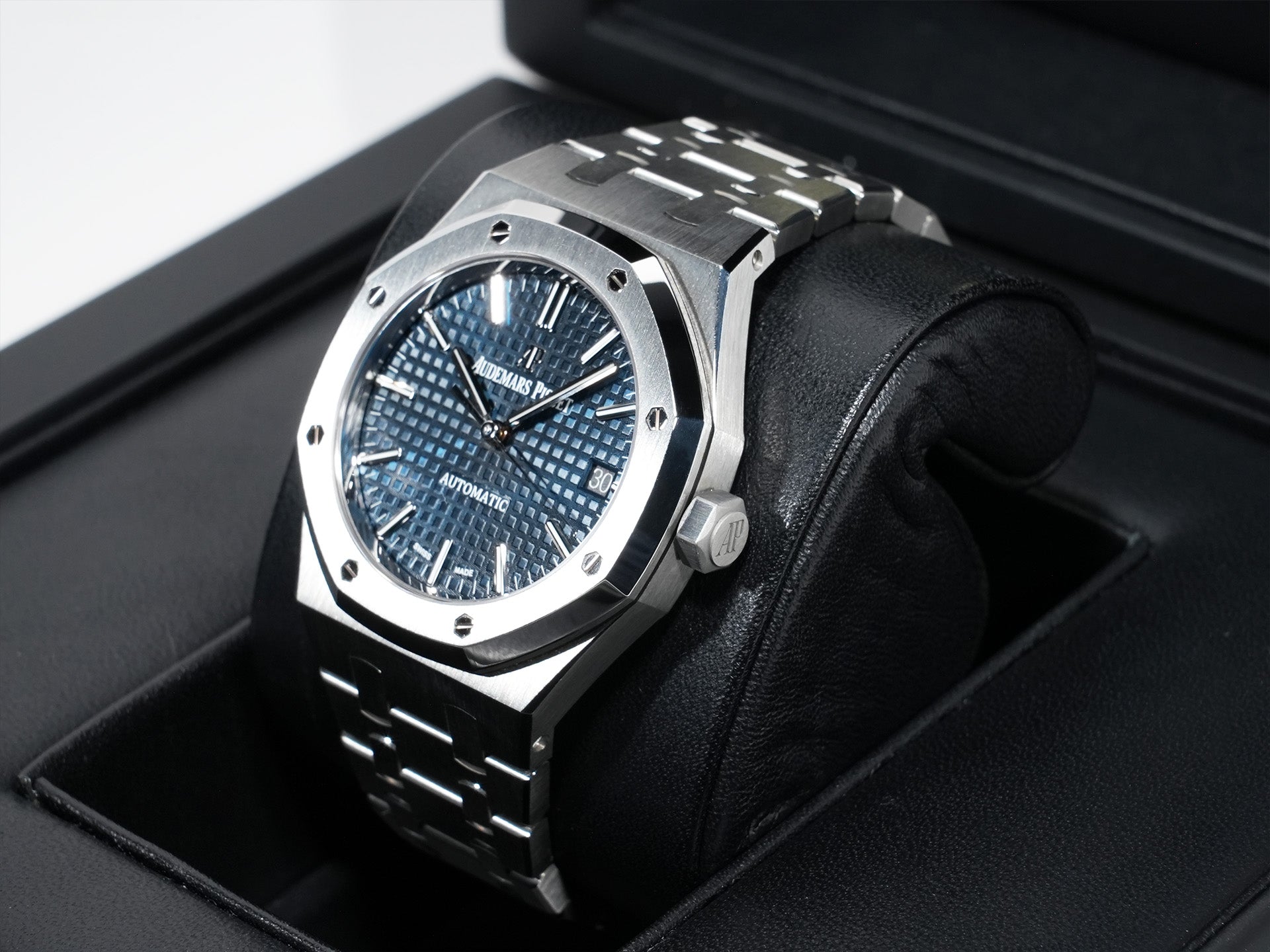 オーデマピゲ ロイヤルオーク Ref.15450ST.OO.1256ST.03 ステンレススチール ブルー文字盤 美中古 nncn2brw