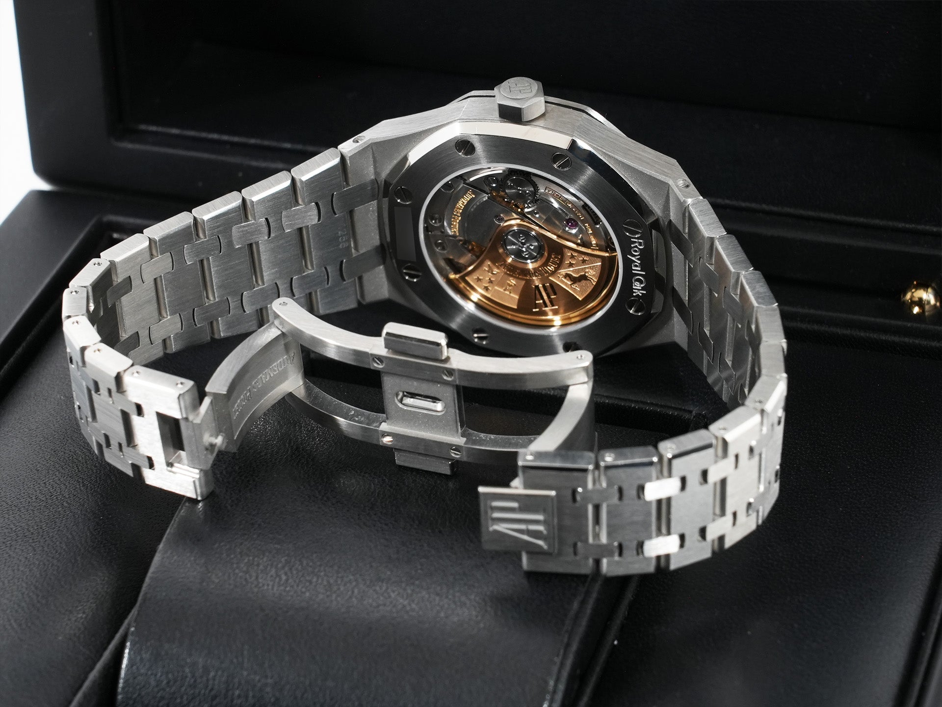 オーデマピゲ ロイヤルオーク Ref.15450ST.OO.1256ST.03 ステンレススチール ブルー文字盤 美中古 nncn2brw