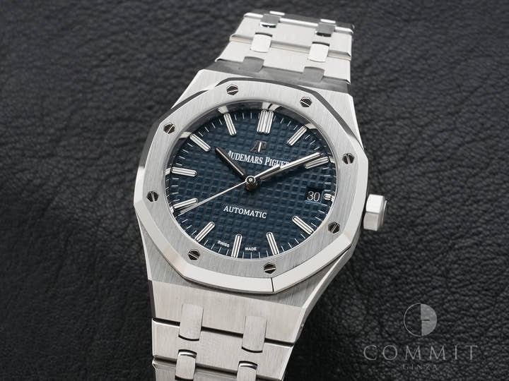 オーデマピゲ ロイヤルオーク Ref.15450ST.OO.1256ST.03 ステンレススチール ブルー文字盤 美中古 nncn2brw