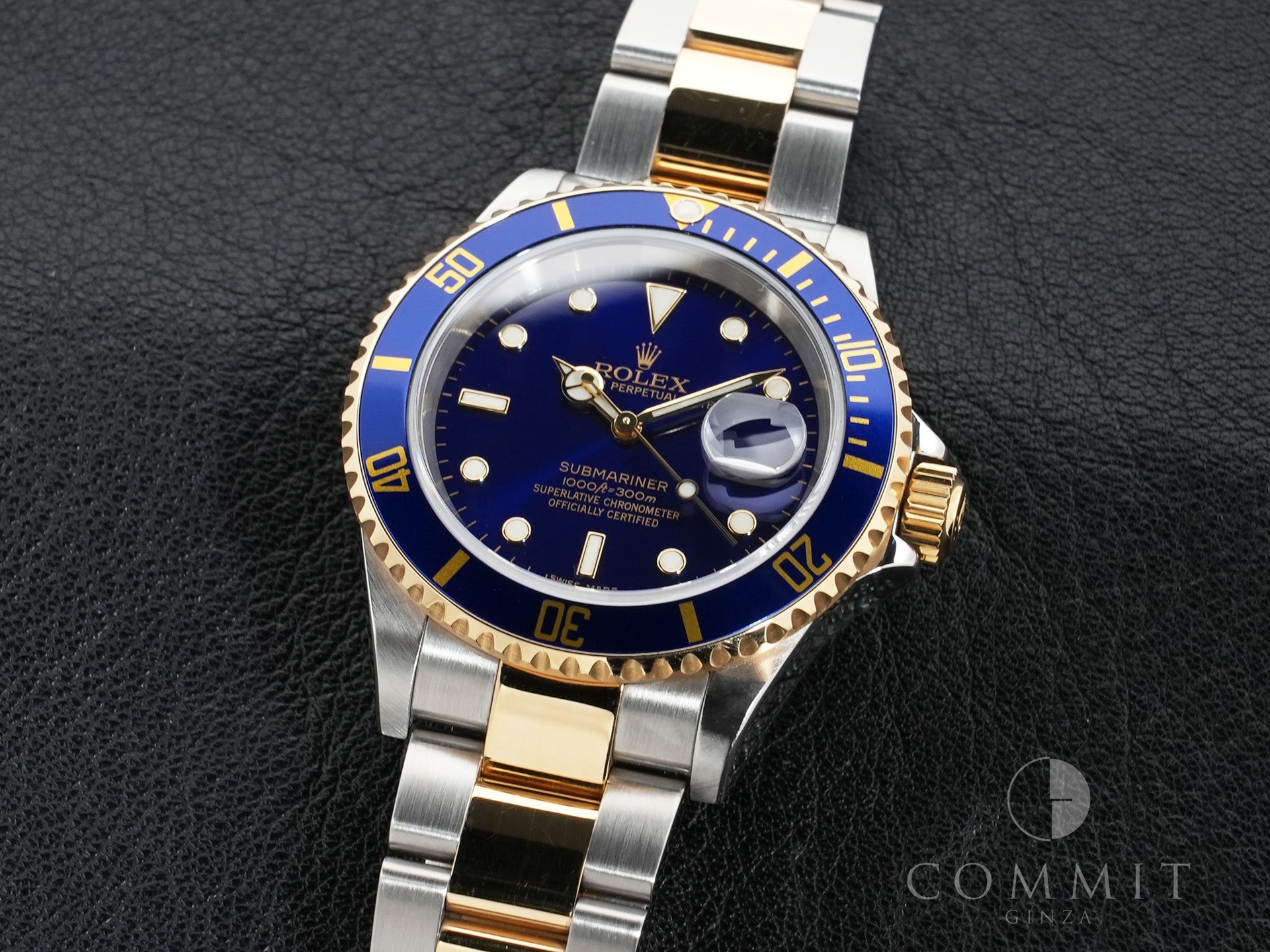 ロレックス サブマリーナー デイト Ref.16613 ステンレススチール/イエローゴールド ブルー文字盤 中古 78m945u9