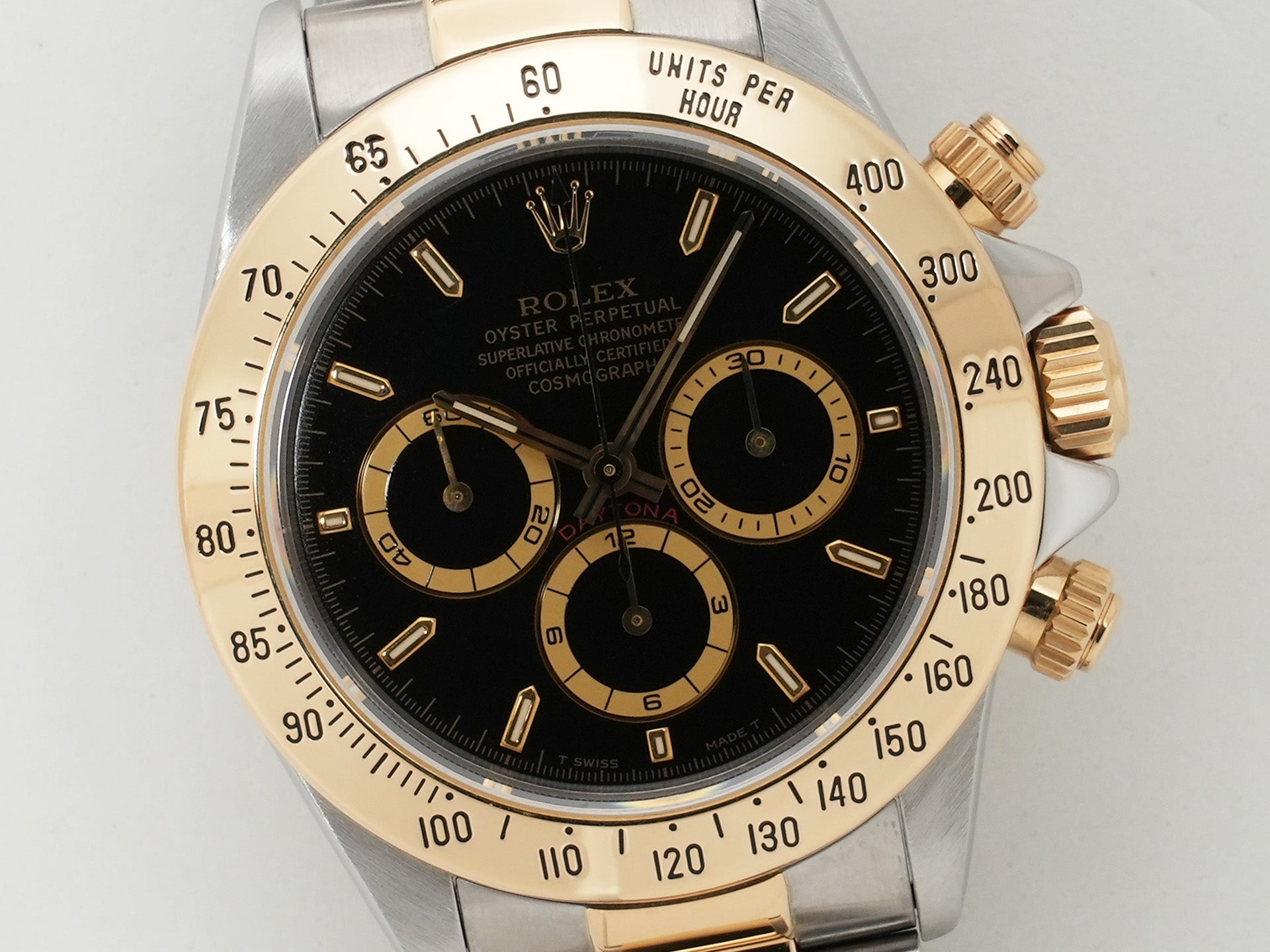 ロレックス デイトナ エルプリメロ Ref.16523 ステンレススチール/イエローゴールド ブラック文字盤 中古 skxbrcex