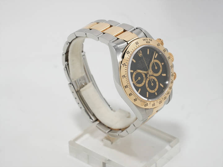 ロレックス デイトナ エルプリメロ Ref.16523 ステンレススチール/イエローゴールド ブラック文字盤 中古 skxbrcex