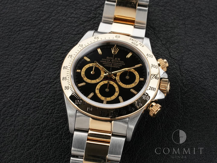 ロレックス デイトナ エルプリメロ Ref.16523 ステンレススチール/イエローゴールド ブラック文字盤 中古 skxbrcex