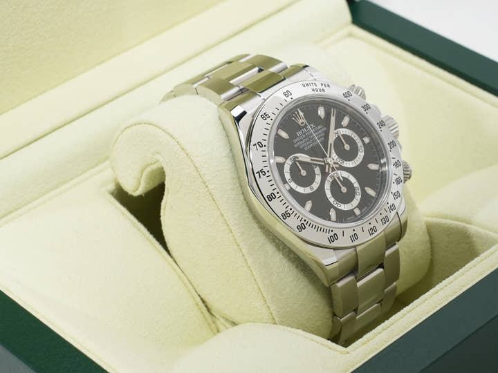 Rolex Daytona Ref. 116520 Stainless Steel Black Dial Pre-owned v3rscox7