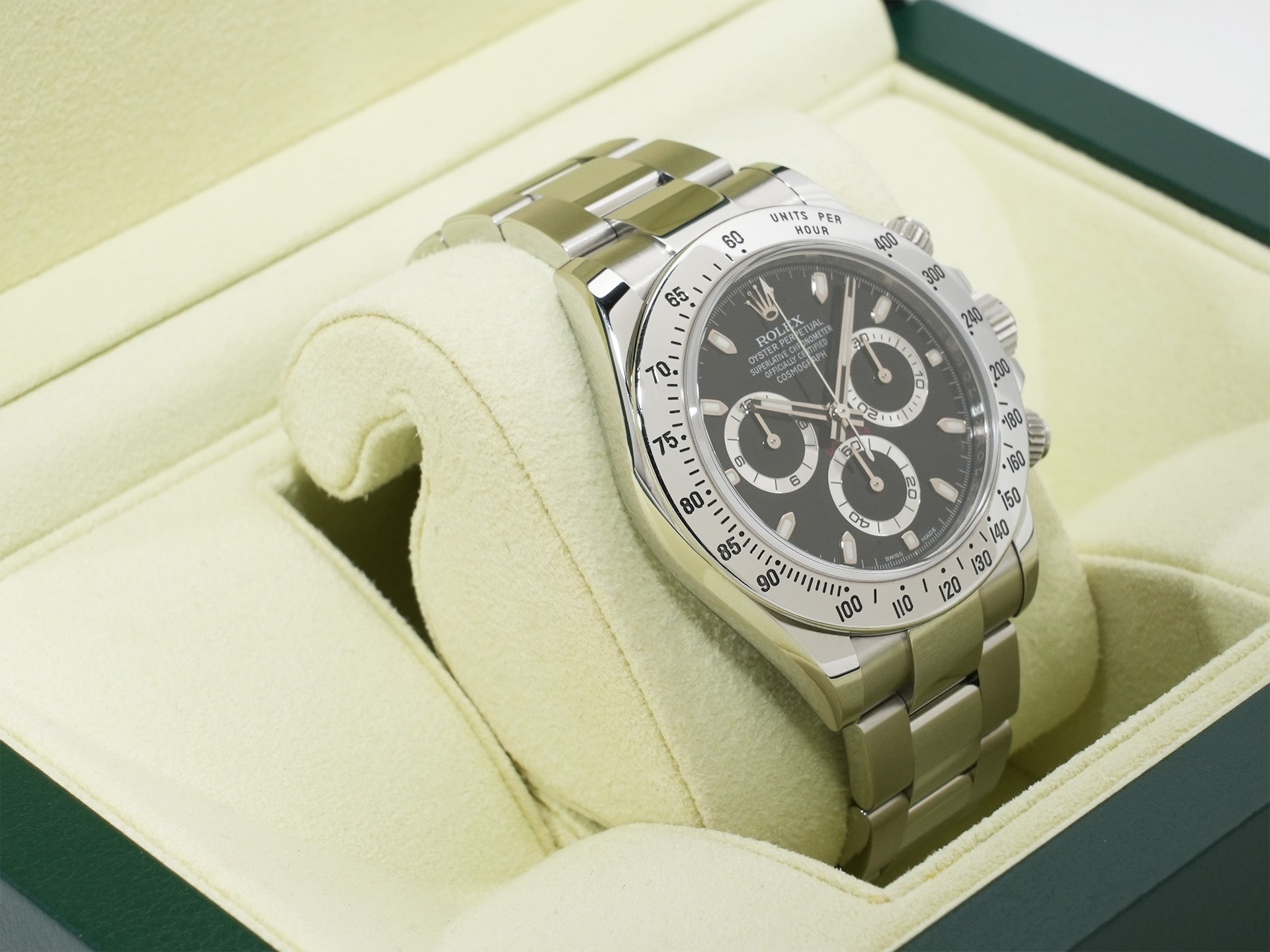 Rolex Daytona Ref. 116520 Stainless Steel Black Dial Pre-owned v3rscox7