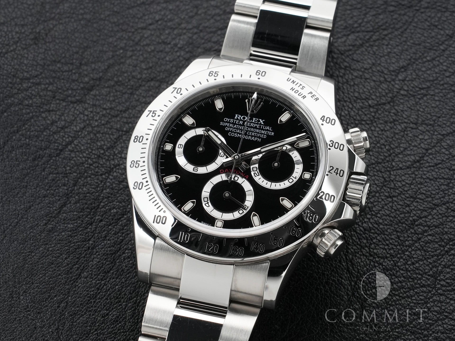 Rolex Daytona Ref. 116520 Stainless Steel Black Dial Pre-owned v3rscox7