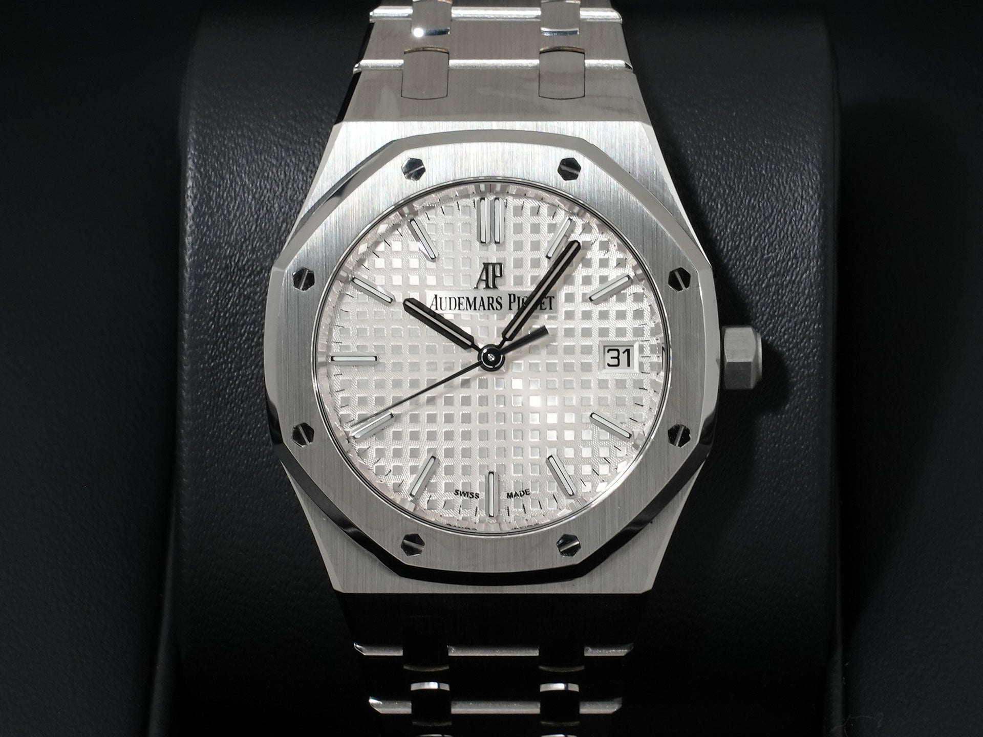 オーデマピゲ ロイヤルオーク Ref.77350ST.OO.1261ST.01 ステンレススチール シルバー文字盤 極美品 cym39qes