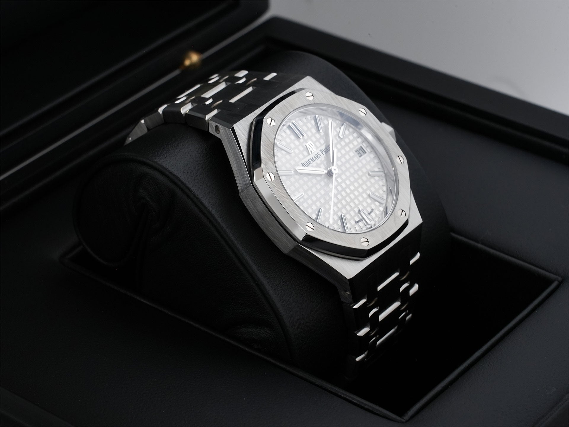 オーデマピゲ ロイヤルオーク Ref.77350ST.OO.1261ST.01 ステンレススチール シルバー文字盤 極美品 cym39qes