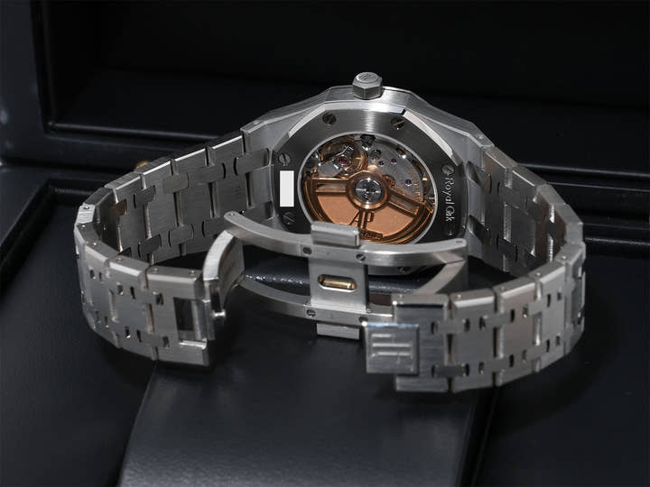 オーデマピゲ ロイヤルオーク Ref.77350ST.OO.1261ST.01 ステンレススチール シルバー文字盤 極美品 cym39qes