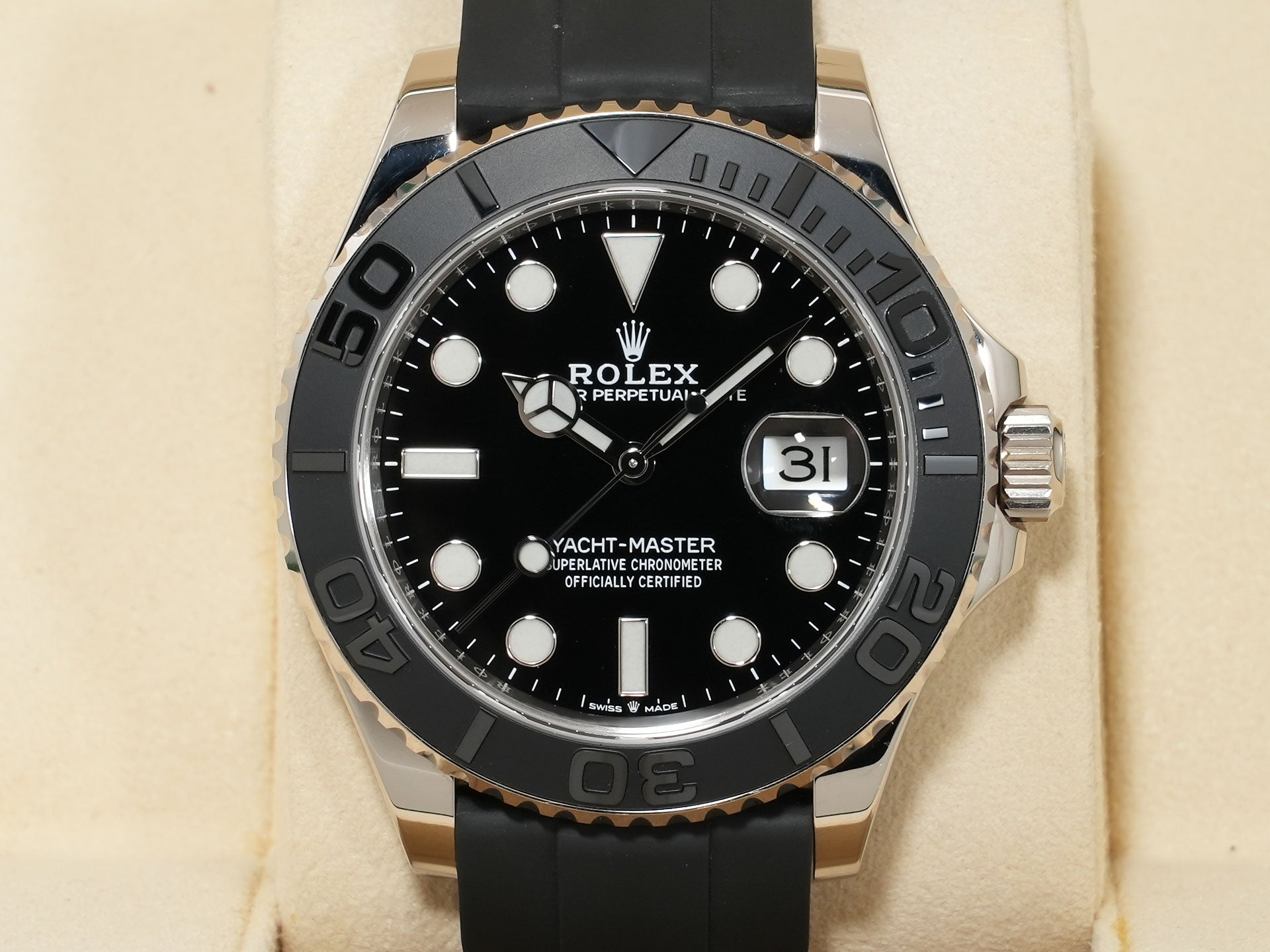 ロレックス ヨットマスター42 Ref.226659 ホワイトゴールド ブラック文字盤 中古 n7qnqvwk
