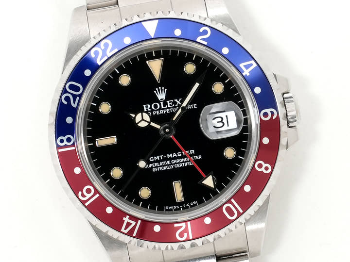 ロレックス GMTマスター Ref.16700 ステンレススチール ブラック文字盤 オイスターブレスレット 中古 w63kq2zp