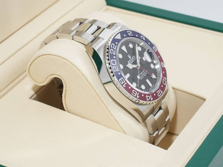 ロレックス GMTマスターII Ref.126710BLRO ステンレススチール ブラック文字盤 オイスターブレスレット 未使用 3rc7h4fw