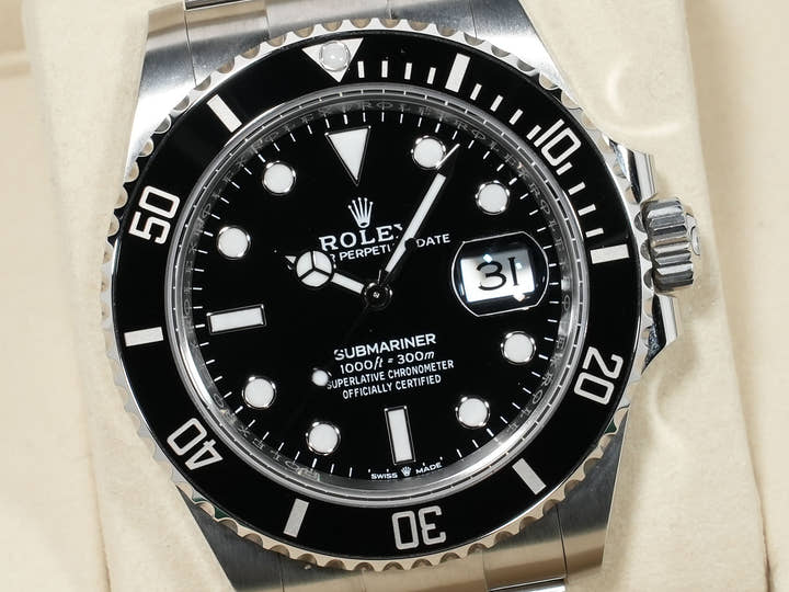 ロレックス サブマリーナー デイト Ref.126610LN ステンレススチール ブラック文字盤 未使用 7cekm563