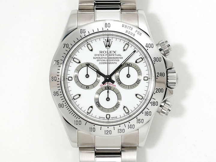 ロレックス デイトナ Ref.116520 ステンレススチール ホワイト文字盤 中古 i5rfszoq
