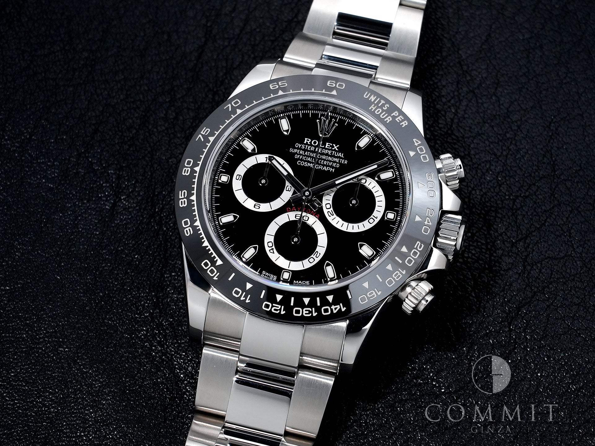 Pre-owned Rolex Daytona Ref. 116500LN Stainless Steel Black Dial rdzp3wsq