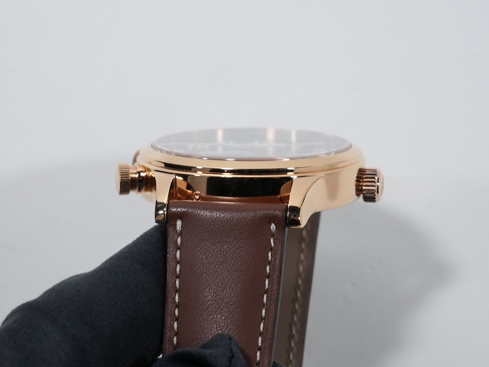 Patek Philippe Calatrava Pilot Travel Time TIFFANY &amp; CO. Ref. 5524R-001 Rose Gold Brown Sunset Dial Pre-owned pkijrx5a