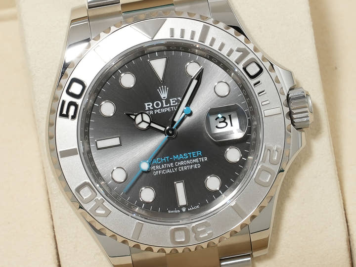ロレックス ヨットマスター40 Ref.126622 ステンレススチール/プラチナ スレート文字盤 未使用 yehpuk35