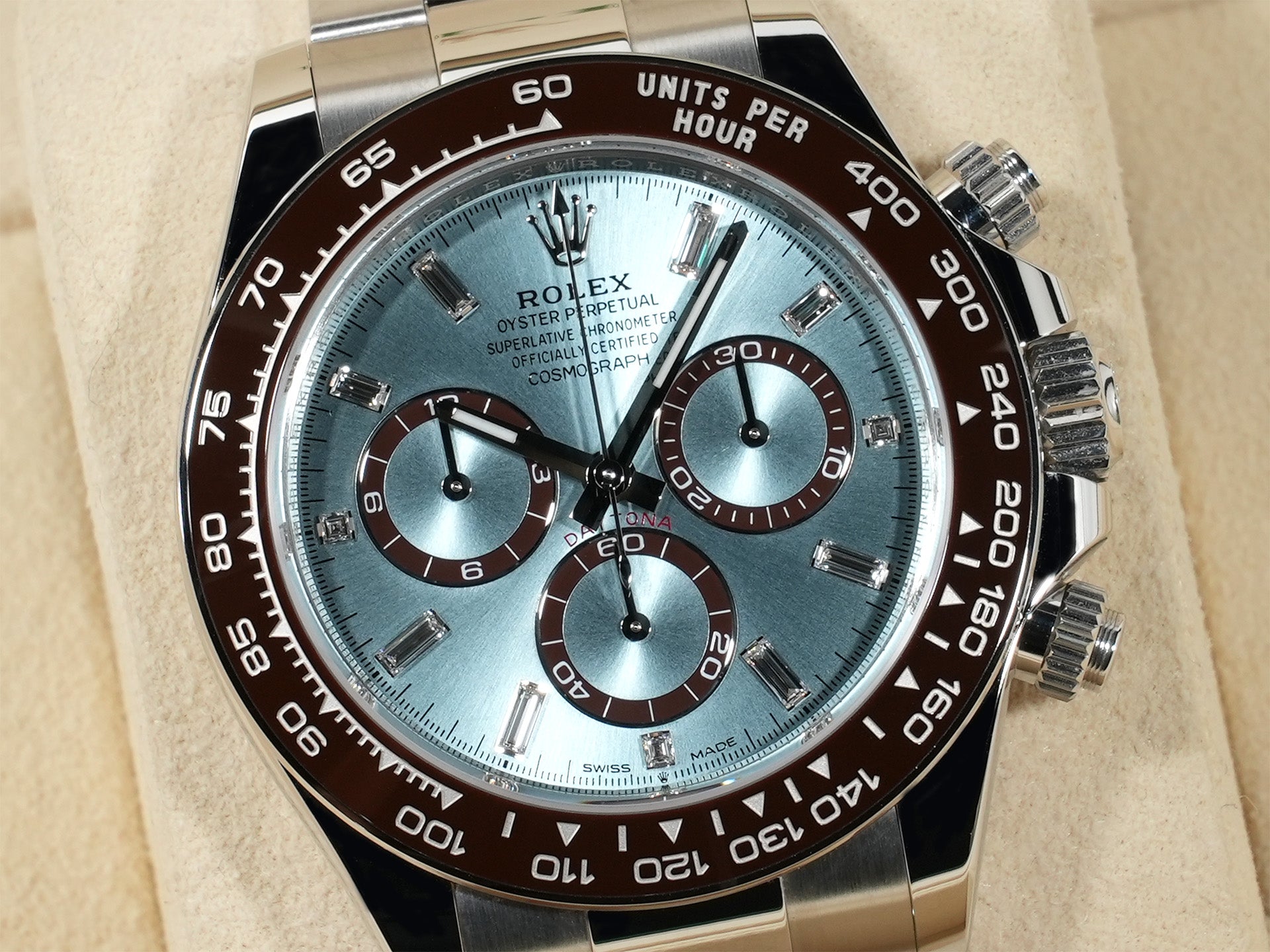 ロレックス デイトナ Ref.126506A プラチナ アイスブルーx11Pダイヤ文字盤 未使用 62syfstp