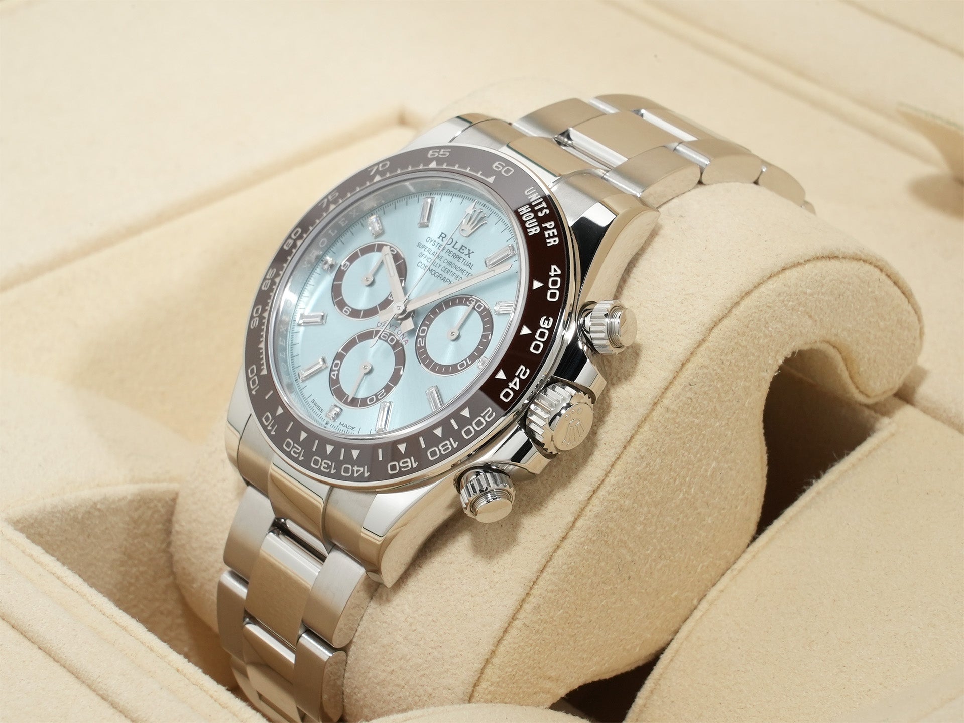 ロレックス デイトナ Ref.126506A プラチナ アイスブルーx11Pダイヤ文字盤 未使用 62syfstp