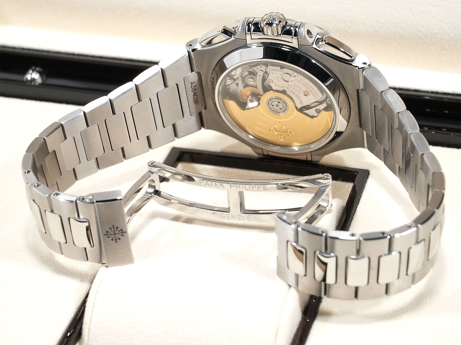 Patek Philippe Nautilus Chronograph Ref. 5980/1A-001 Stainless Steel Blue Dial Pre-owned yfjs2qy4