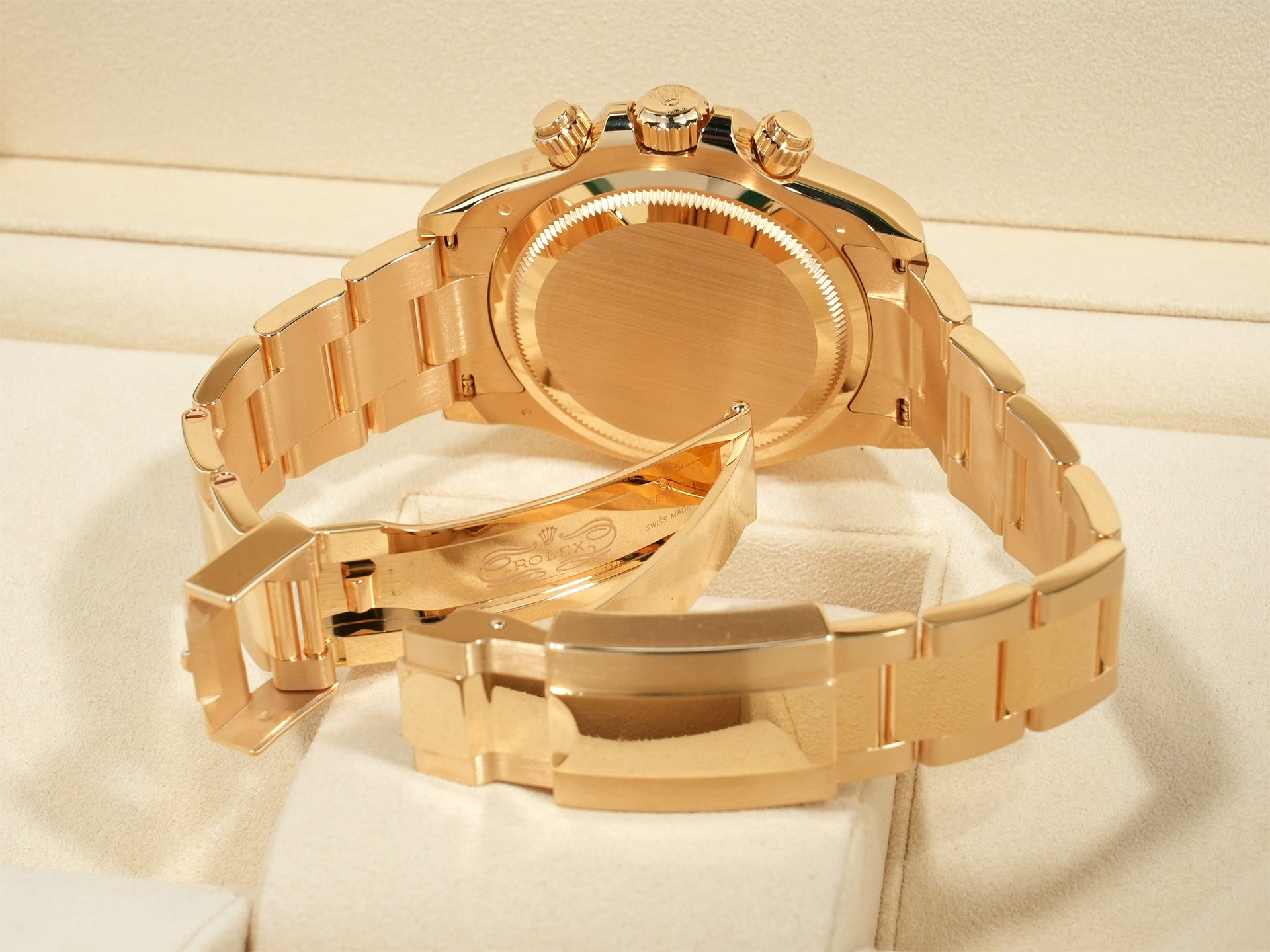 ロレックス デイトナ Ref.126508 イエローゴールド ゴールデンxブライトブラック文字盤 未使用 9fzeahxs