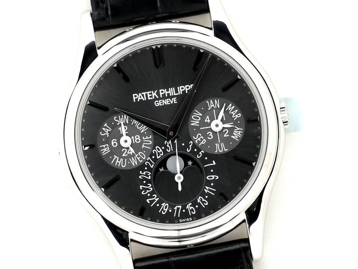 Patek Philippe Perpetual Calendar Ref. 5140P-017 Platinum Gray Dial Pre-owned evdndzc5