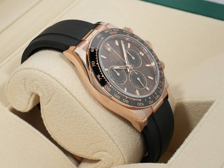 ロレックス デイトナ Ref.126515LN エバーローズゴールド チョコレートxブライトブラック文字盤 未使用 3tompuot