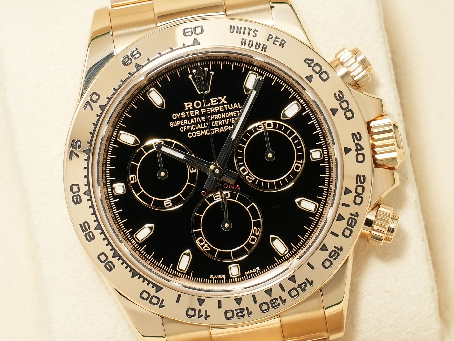 ロレックス デイトナ Ref.116508 イエローゴールド ブラック文字盤 美品 7t7ab6fv