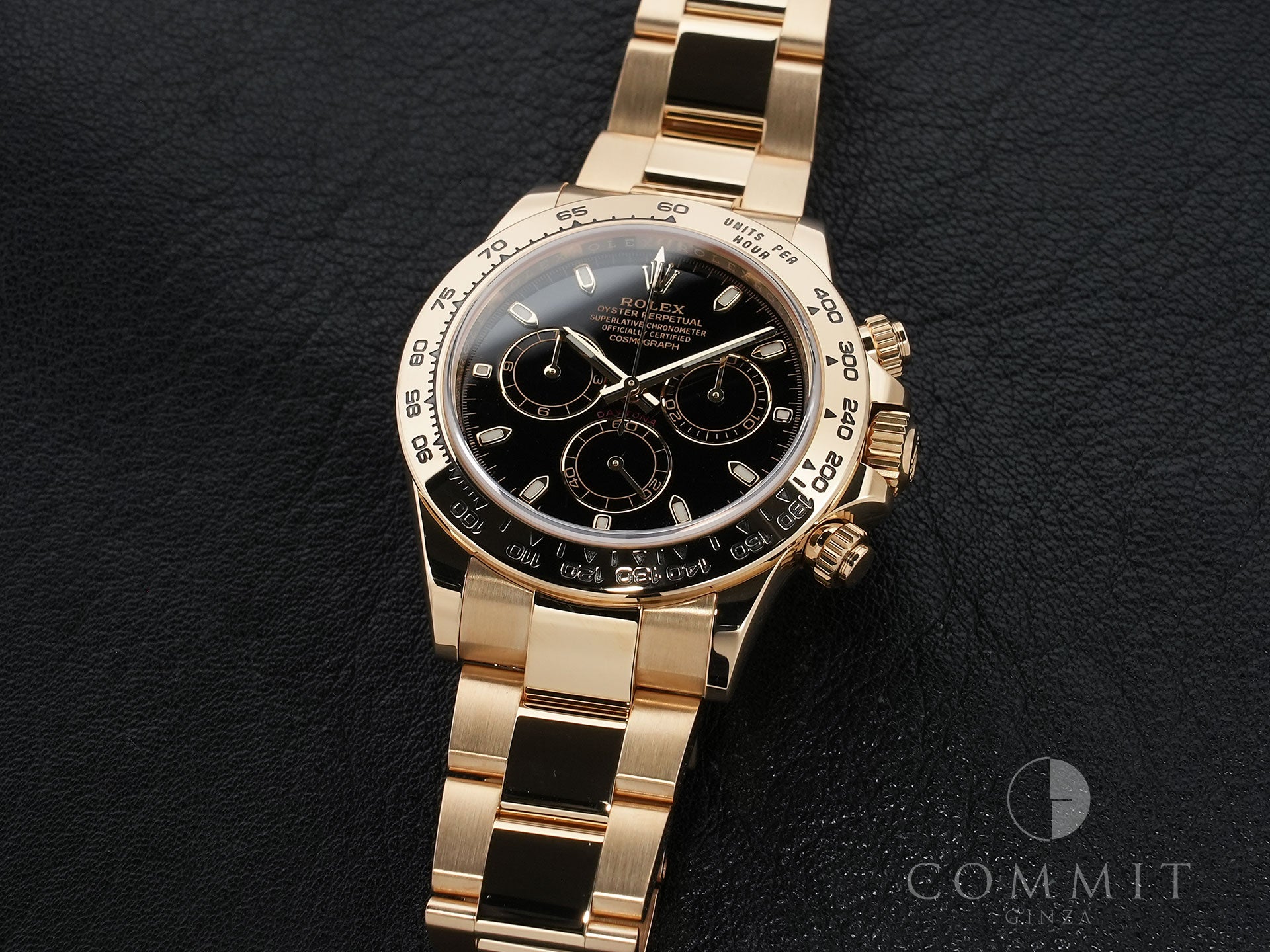 ロレックス デイトナ Ref.116508 イエローゴールド ブラック文字盤 美品 7t7ab6fv