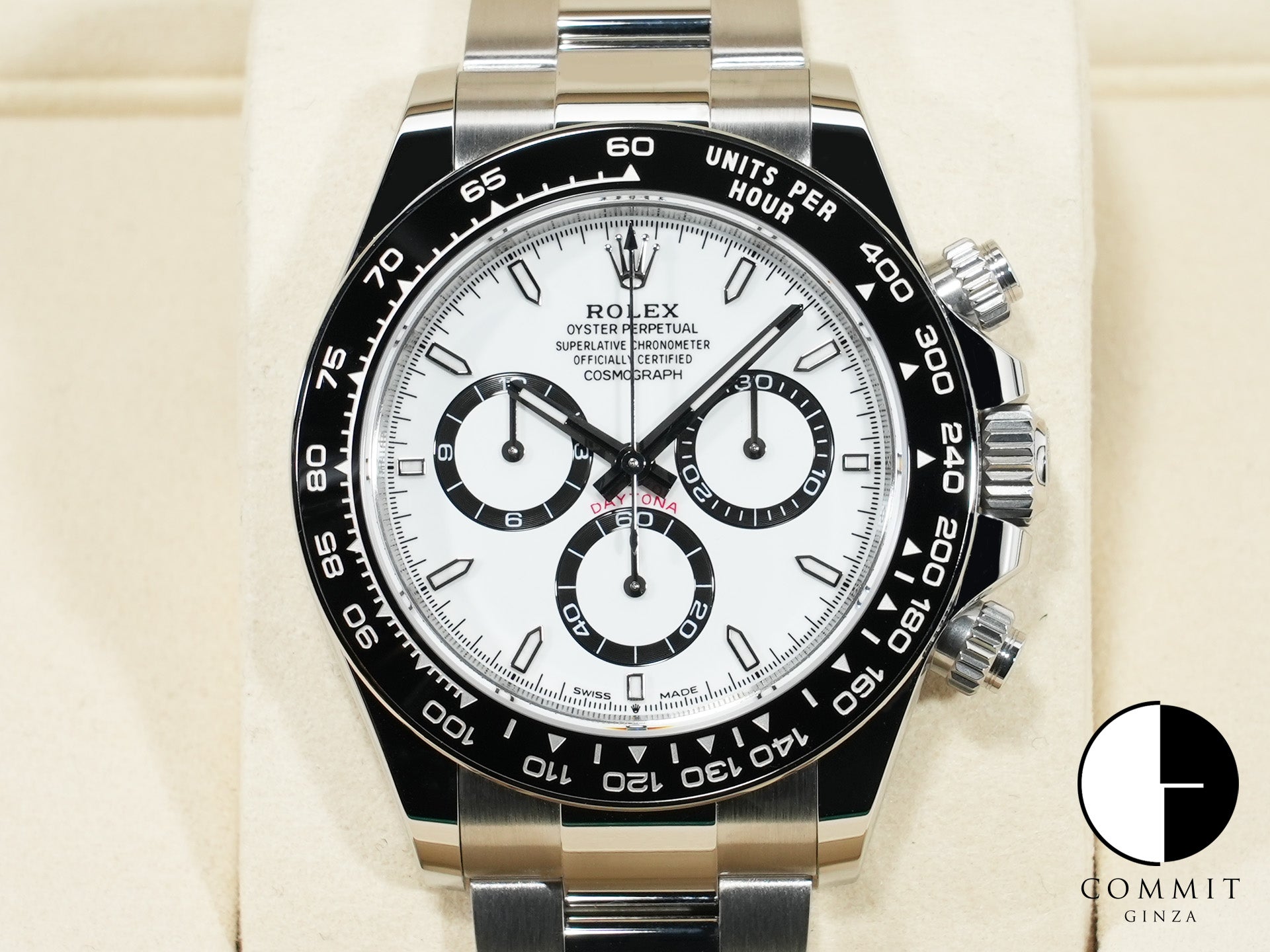 ロレックス デイトナ Ref.126500LN ステンレススチール ホワイト文字盤 未使用 cr8fqsc5