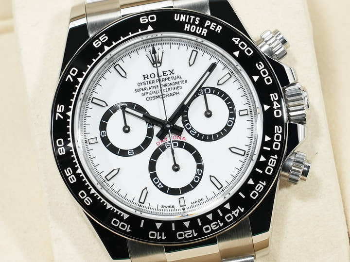 ロレックス デイトナ Ref.126500LN ステンレススチール ホワイト文字盤 未使用 cr8fqsc5