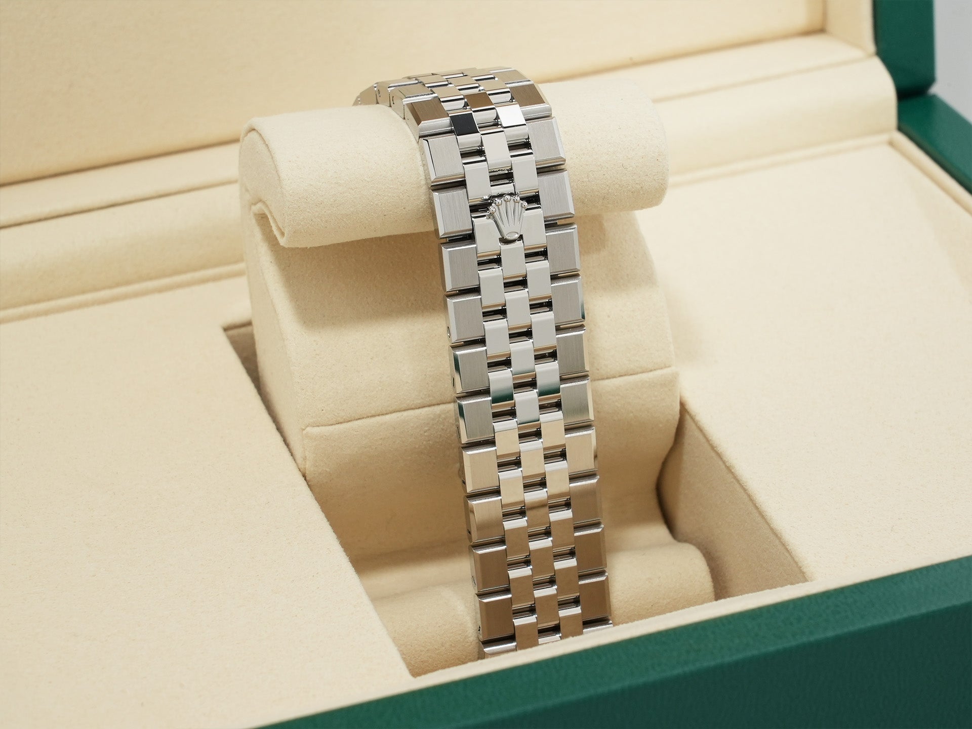 ロレックス ランドドゥエラー Ref.127234 ステンレススチール/ホワイトゴールド ホワイト文字盤 ジュビリーブレスレット 未使用 bbk5ev3r